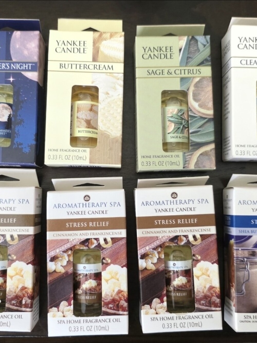 Yankee Candle Aromatherapy & Home Fragrance Oil Lot of Brand New Bottles - Boxed
